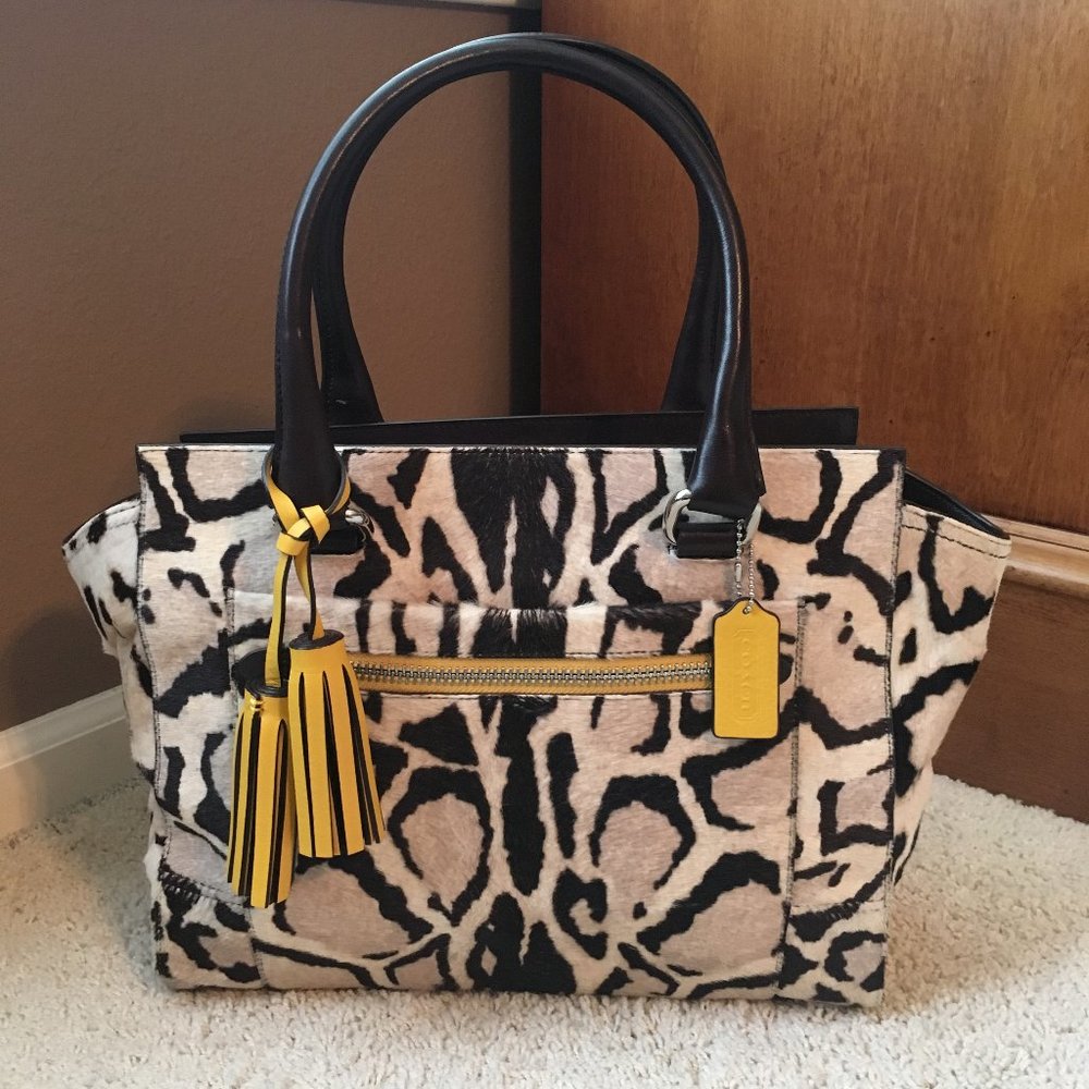 Coach Legacy Ocelot Candace Carryall, #21166, NWOT